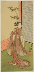 The Actor Iwai Hanshiro IV in a Female Role