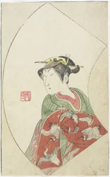 The Actor Nakamuta Matsue as Riko, 1770