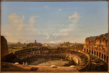 Interior view of the Colosseum
