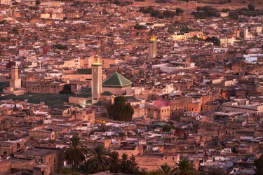 A view of the medina in Fez, Morocco (photo)