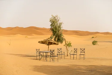 Desert scenes near a hotel in Erg Chebbi, Merzouga, Morocco
