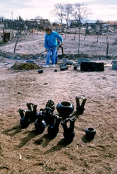 Pottery making in Santa Clara