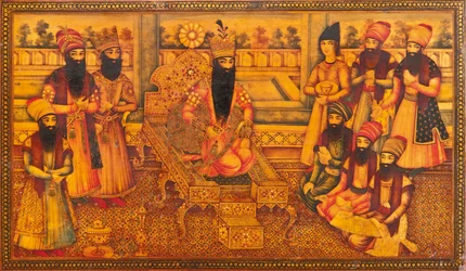 Detail of a Qajar Casket