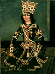 Portrait of Abbas-Minza (c.1783-1833), Prince of Persia, son of Shah Fath Ali (reigned 1797-1834)