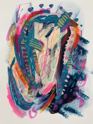 Vibrant Abstract Strokes