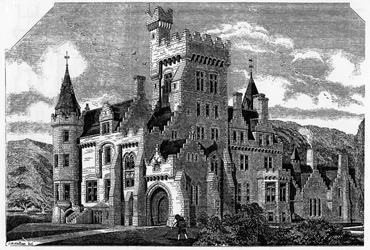 Humewood Castle, Co. Wicklow, illustration from 