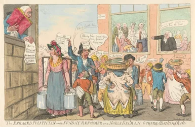 The Enraged Politician or the Sunday Reformer or a Noble Bellman Crying Stinking Fish