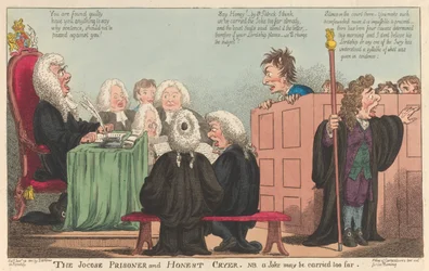 The Jocose Prisoner & Honest Cryer. A Joke May be Carried Too Far