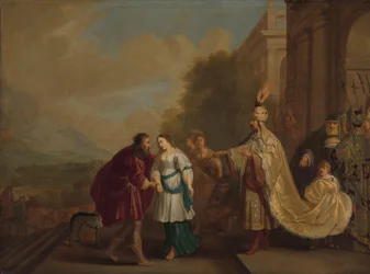 Pharaoh Gives Sarah Back to Abraham