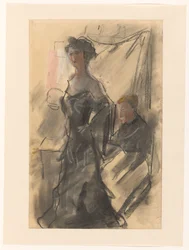 Young Woman at the Milliner