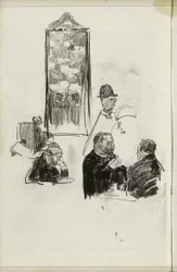 Men in an Establishment