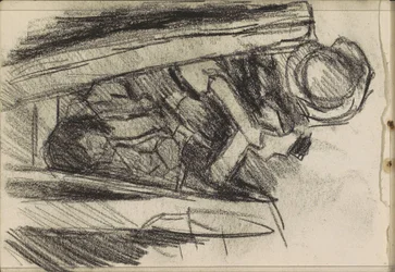 Sitting Young Man