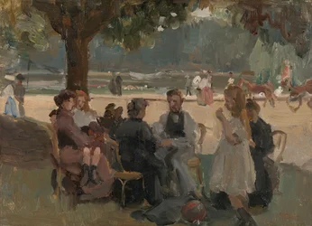 In the Bois de Boulogne near Paris