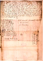 Letter Written by Isaac Newton, 28 November 1679