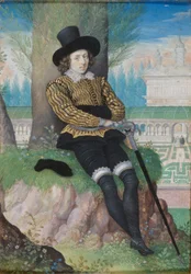Young Man Seated under a Tree