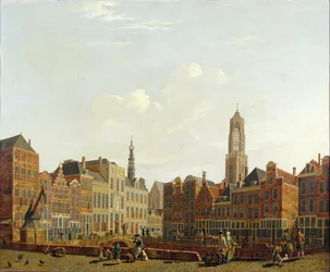 Utrecht Town Hall Bridge with Surroundings, 1779