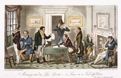 Morning and in Low Spirits - a Scene in a Lock up House, from 