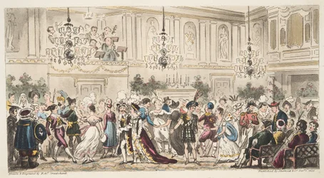 The Fancy Ball at the Upper Rooms, Bath, from The English Spy