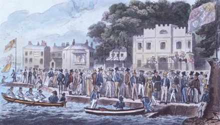 The Promenade at Cowes, 1825