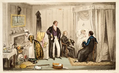 Tom Echo laid up with the Headington Fever or an Oxonian very near the Wall, from The English Spy