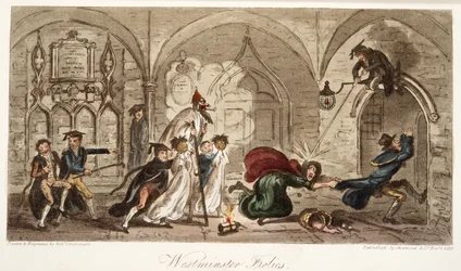 Westminster Frolics, from The English Spy