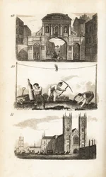Temple Bar, Paviors and Westminster Abbey