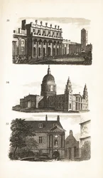 The Bank of England, St Paul’s Cathedral and the Blue-Coat School or Christ’s Hospital