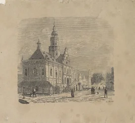 View of the Town Hall in Bolsward