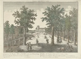 View of the Buitenhof in The Hague