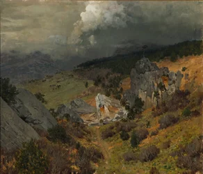 In the Crimean mountains