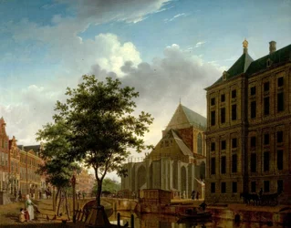 Back of Nieuwe Kerk and Town Hall, Amsterdam, Holland