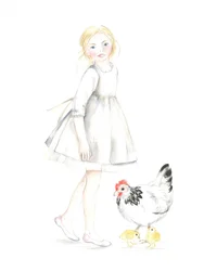 Child with Hen and Chicks, Easter 26