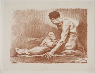 Seated Male Model