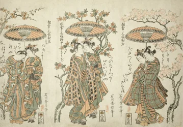 Sharing an Umbrella - A Set of Three