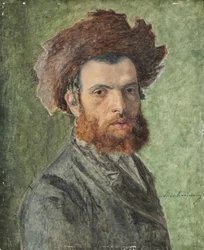 Portrait of a Young Hasidic Jew