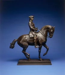 Equestrian group of a Louis XV Huntsman, c.1896