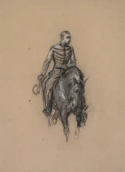 Soldier on Horseback, c. 1860