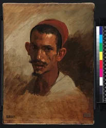 Study for the head of a young Arab