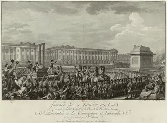 The Execution of Louis XVI in the Place de la Revolution on 21 January 1793