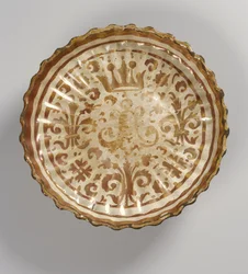Decorated dish, Moorish