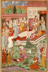 The Birth by Cesarian of Roustam from 