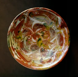 Small Ceramic Bowl with Vegetable Decorations (9th century AD). From Iraq. Louvre Museum, Paris