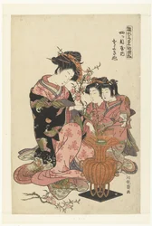 The Courtesan Sayokinu from the Yotsumeya