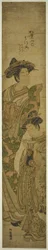 The Courtesan Matsukaze of the Matsubaya and Her Attendant