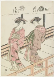 Two Courtesans on a Veranda, 1777