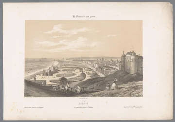 View of Dieppe from the Castle