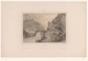 View of Saint-Maurice in Switzerland (Views in Switzerland)