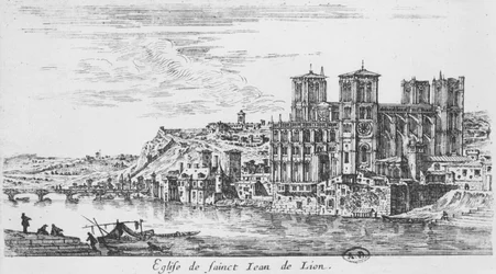 View of Saint-Jean cathedral, Lyon