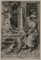 The Organ Player and His Wife (1495-1503)