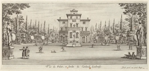 View of the Palace and Garden of Cardinal Ludovise